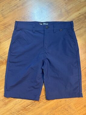 Hurley Shorts Navy Boys Sz 18